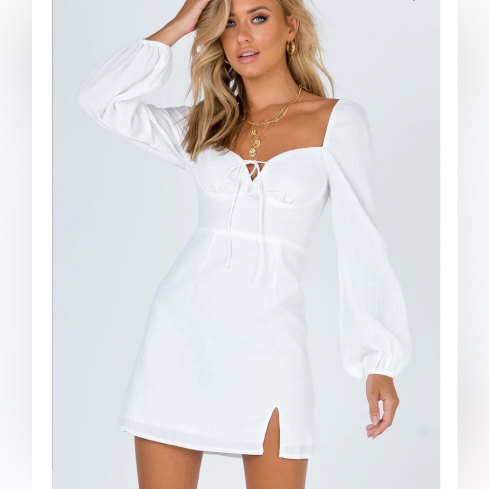 Alena Mini Dress in White